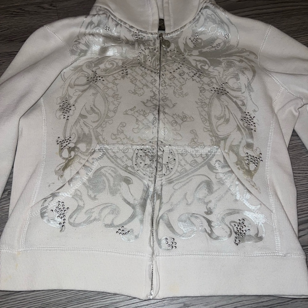 Y2K zip up sweater